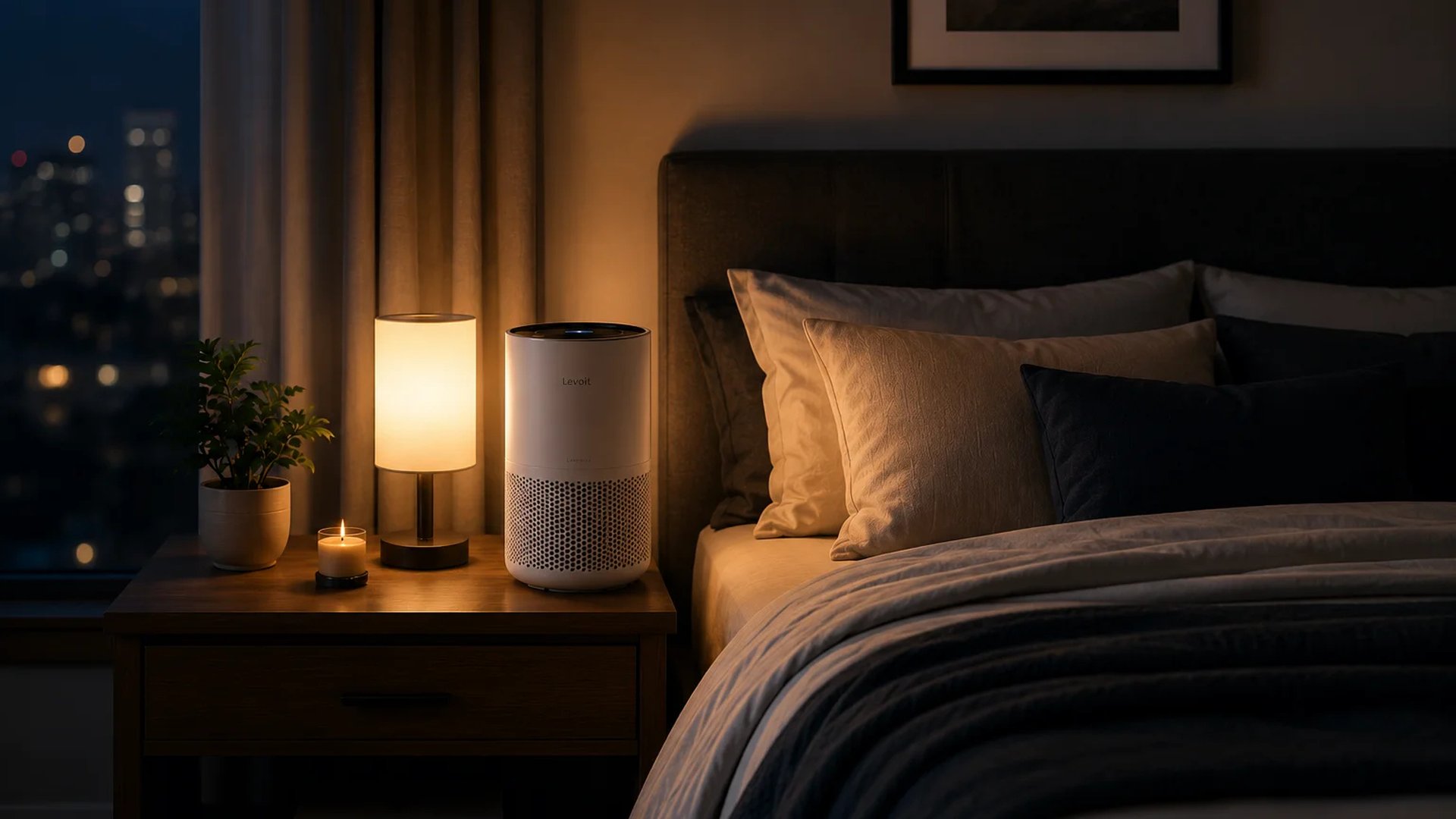 quiet smart home night lamp bedroom peace of mind