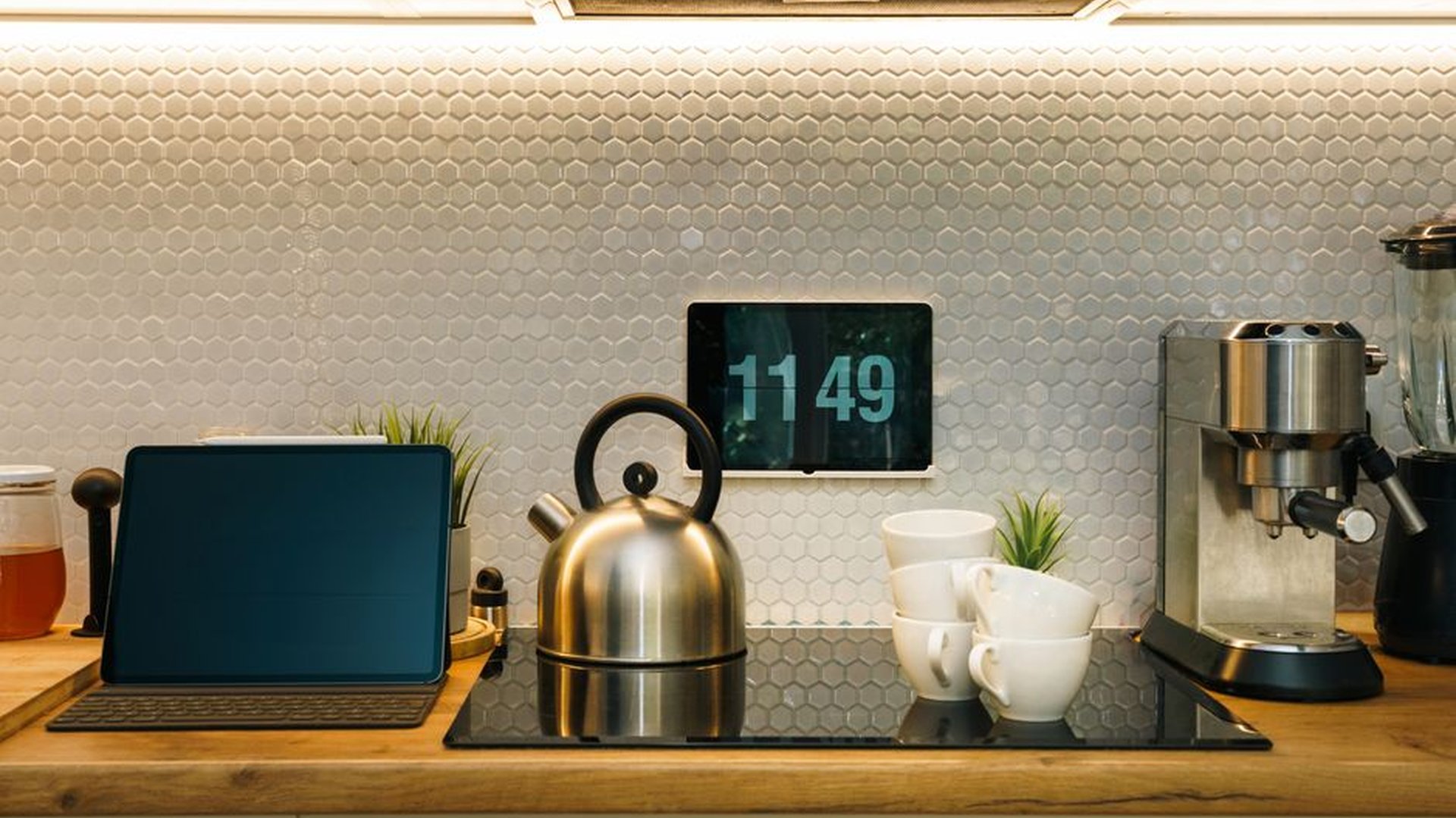 smart device kitchen counter single use simple tec
