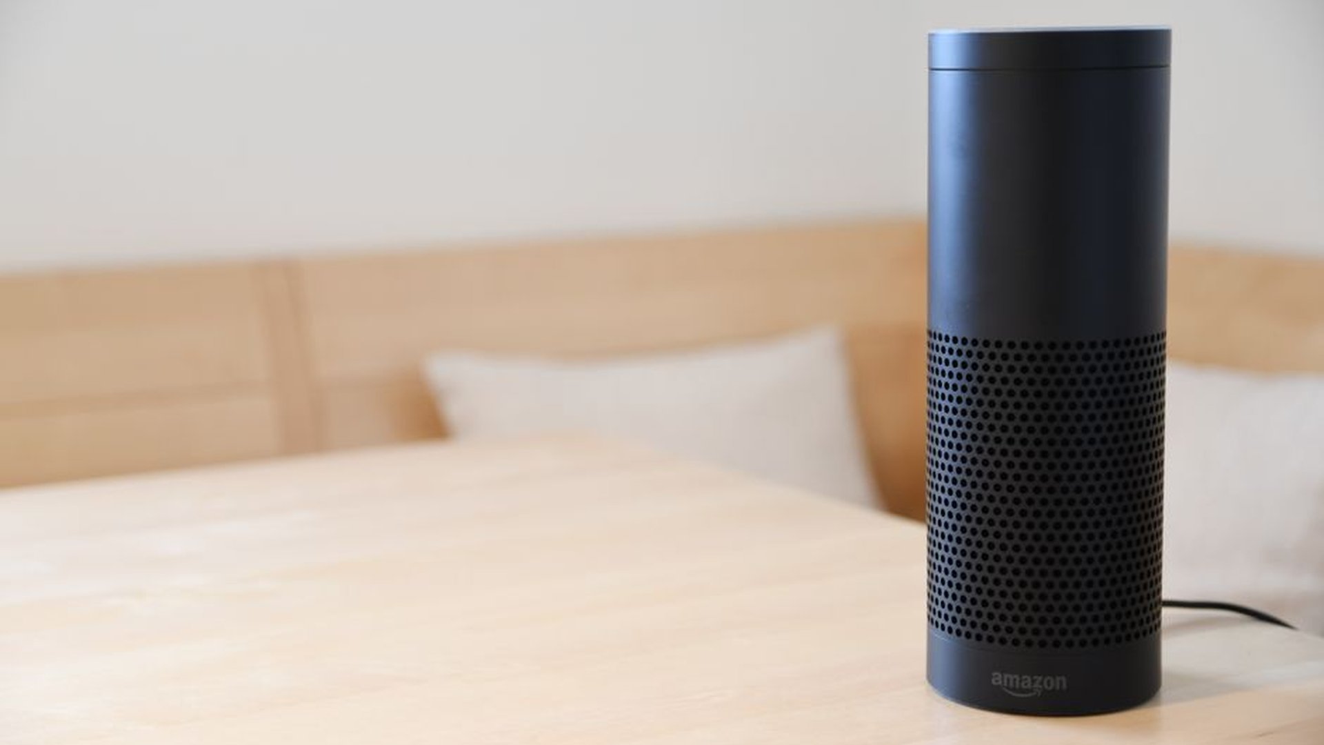 smart speaker with AI ambient control   background